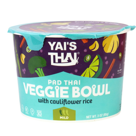 Yai's Thai Veggie Bowl Pad Thai, 85g