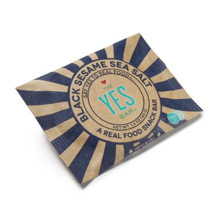 The Yes Bar Black Sesame Sea Salt, 1 Bar