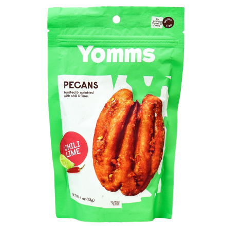 Yomms Pecans Chili Lime, 113g