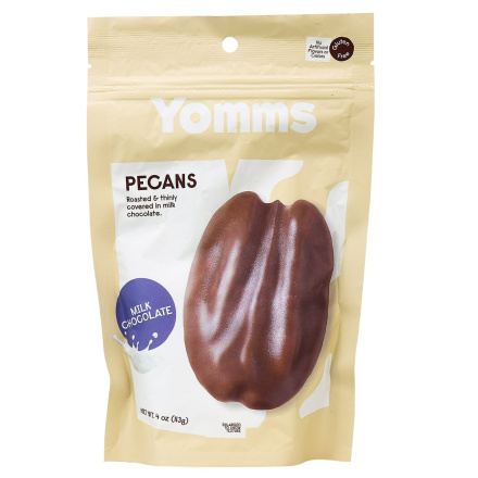 Yomms Pecans Milk Chocolate, 113g