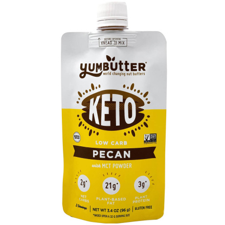 Yum Butter Keto Nut Butter Pecan, 96g