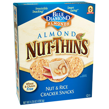 Blue Diamond Almond Nut Thins Crackers, 120g