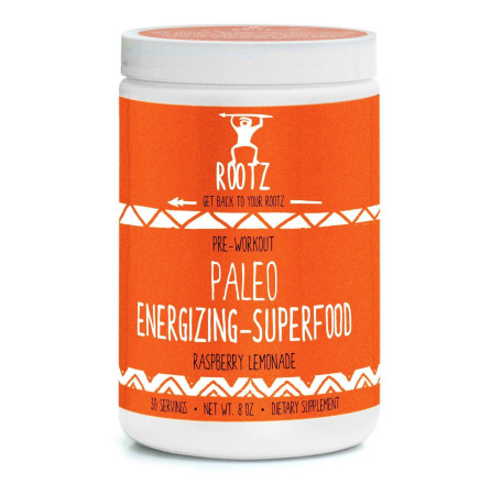 Rootz Pre-Workout Paleo Energizing-Superfood, 227g