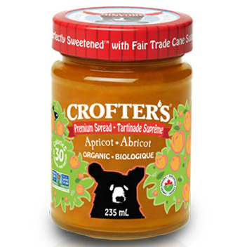 Crofter's Organic Premium Apricot Spread, 235ml