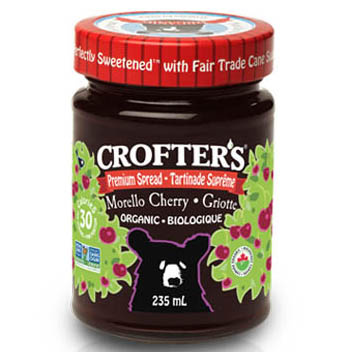 Crofter's Organic Premium Morello Cherry Spread, 235ml