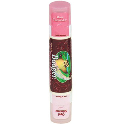 Badger Mineral Lip Tint & Shimmer - Rose Tourmaline/Opal Shimmer, 4.8g