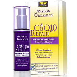 Avalon Organics CoQ10 Wrinkle Defense Night Creme, 50g