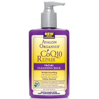 Avalon Organics CoQ10 Facial Cleansing Milk, 250ml