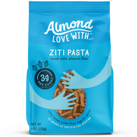 Almond Love With Low-Carb Ziti Pasta, 226g
