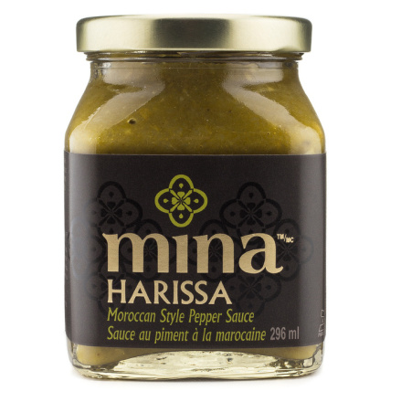 Mina Harissa Moroccan Green Pepper Sauce - Spicy, 296ml