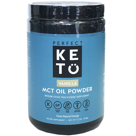 Perfect Keto MCT Oil Powder Vanilla, 318g
