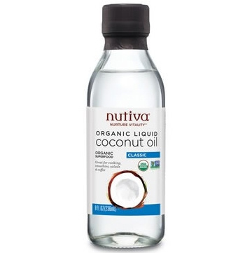 Nutiva Organic Liquid Coconut Oil, 473ml
