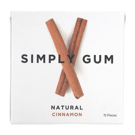 Simply Gum Cinnamon Gum, 15 pieces
