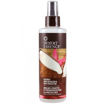 Desert Essence Coconut Hair Defrizzer and Heat Protector, 237ml