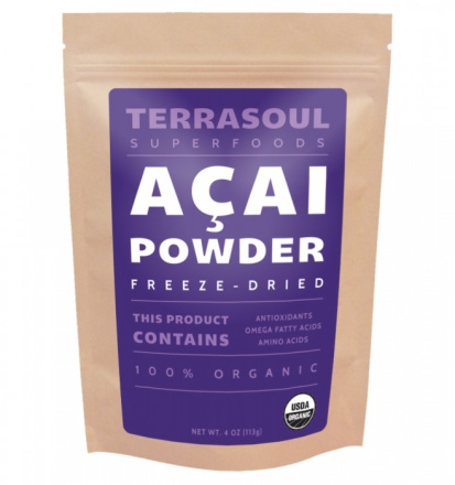 Terrasoul Superfoods Organic Acai Powder Freeze-Dried, 113g