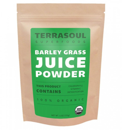 Terrasoul Superfoods Organic Barley Grass Juice Powder, 141g