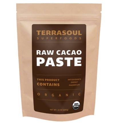 Terrasoul Superfoods Organic Raw Cacao Paste, 680g
