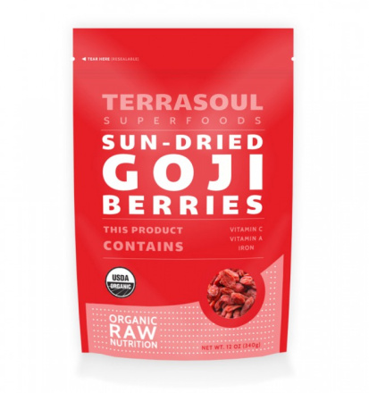 Terrasoul Superfoods Organic Sun-Dried Goji Berries, 340g