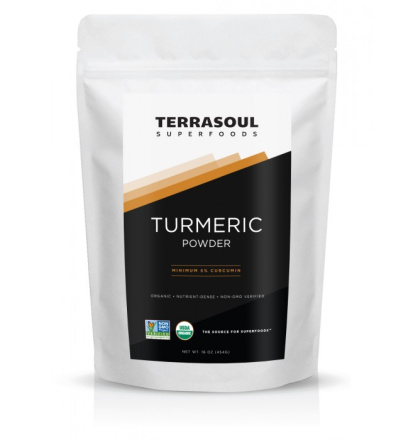 Terrasoul Superfoods Organic Turmeric Powder, 454g