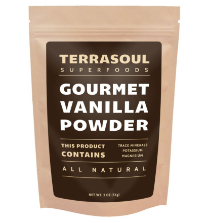 Terrasoul Superfoods Raw Gourmet Vanilla Bean Powder, 56g