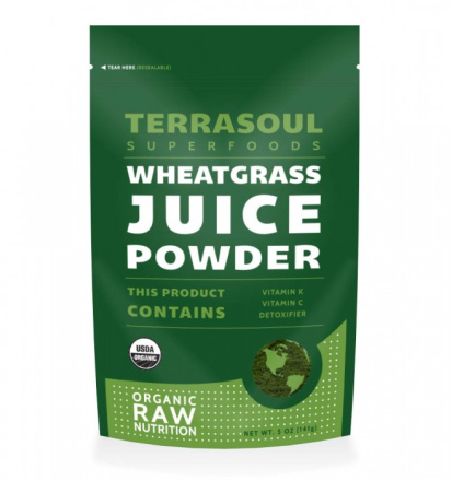 Terrasoul Superfoods Organic Wheat Grass Juice Powder, 141g