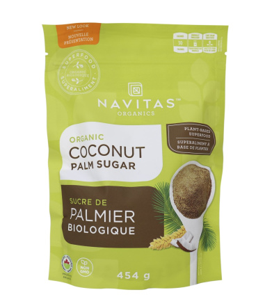Navitas Naturals Organic Coconut Palm Sugar, 454g