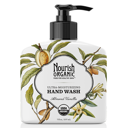 Nourish Organic Ultra Moisturizing Hand Wash - Almond Vanilla, 7oz