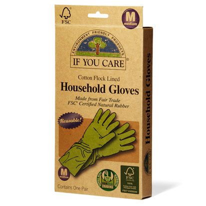 If You Care FSC Certified Household Gloves Medium Size, 1 pair