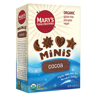 Mary's Gone Crackers Cocoa Minis Graham Bites Cookies, 127g