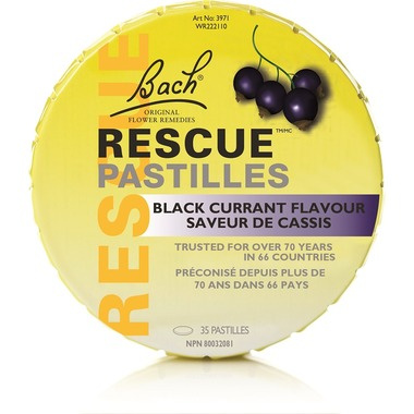 Bach Rescue Remedy Pastilles - Black Currant, 50g