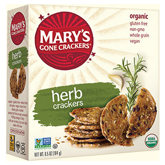 Mary's Gone Crackers Herb Crackers, 184g