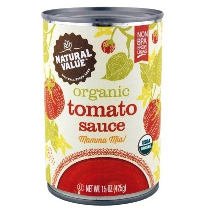 Natural Value Organic Tomato Sauce, 425g
