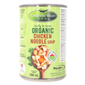 Front of Yorkshire Valley Farms Organic Chicken Noodle Soup