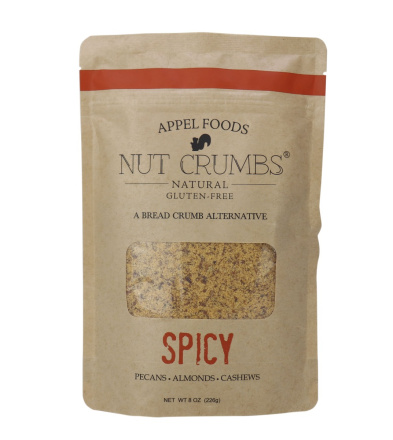 Appel Foods Nut Crumbs Gluten-Free Bread Crumbs Spicy, 226g